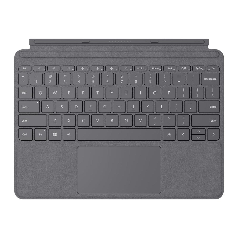 Microsoft Surface Go Type Cover - Keyboard - with trackpad, accelerometer - backlit - English - platinum - for Surface Go, Go 2
