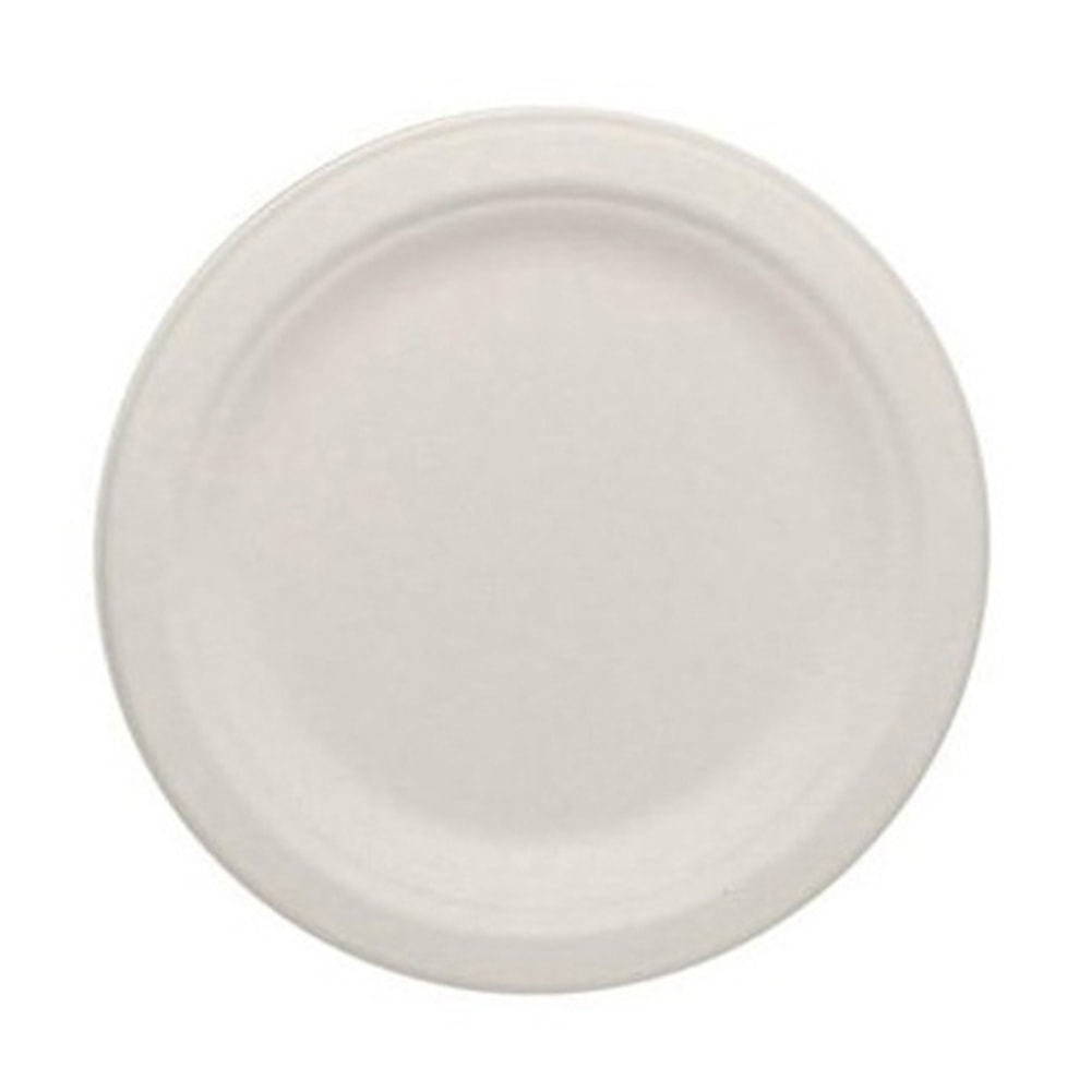 Karat Earth 6in Round Bagasse Plates, Natural, Set Of 1,000 Plates