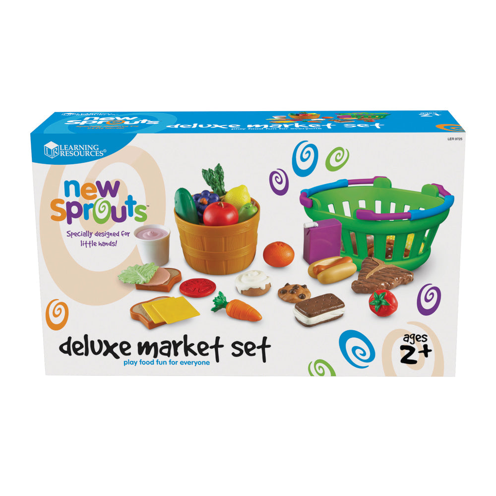 Learning Resources New Sprouts Deluxe Market Set, Grades Pre-K - 3