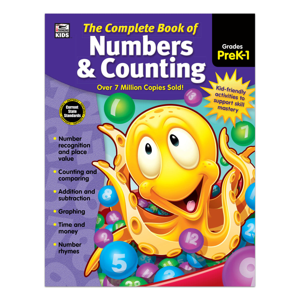 Thinking Kids Complete Book Of Numbers And Counting, Grades Pre-K - 1