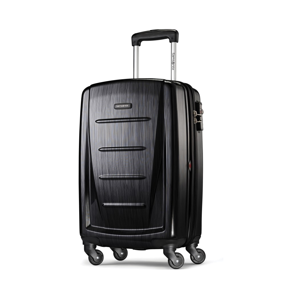 Samsonite Winfield 2 Polycarbonate Rolling Spinner, 20inH x 13 1/2inW x 9inH, Brushed Anthracite
