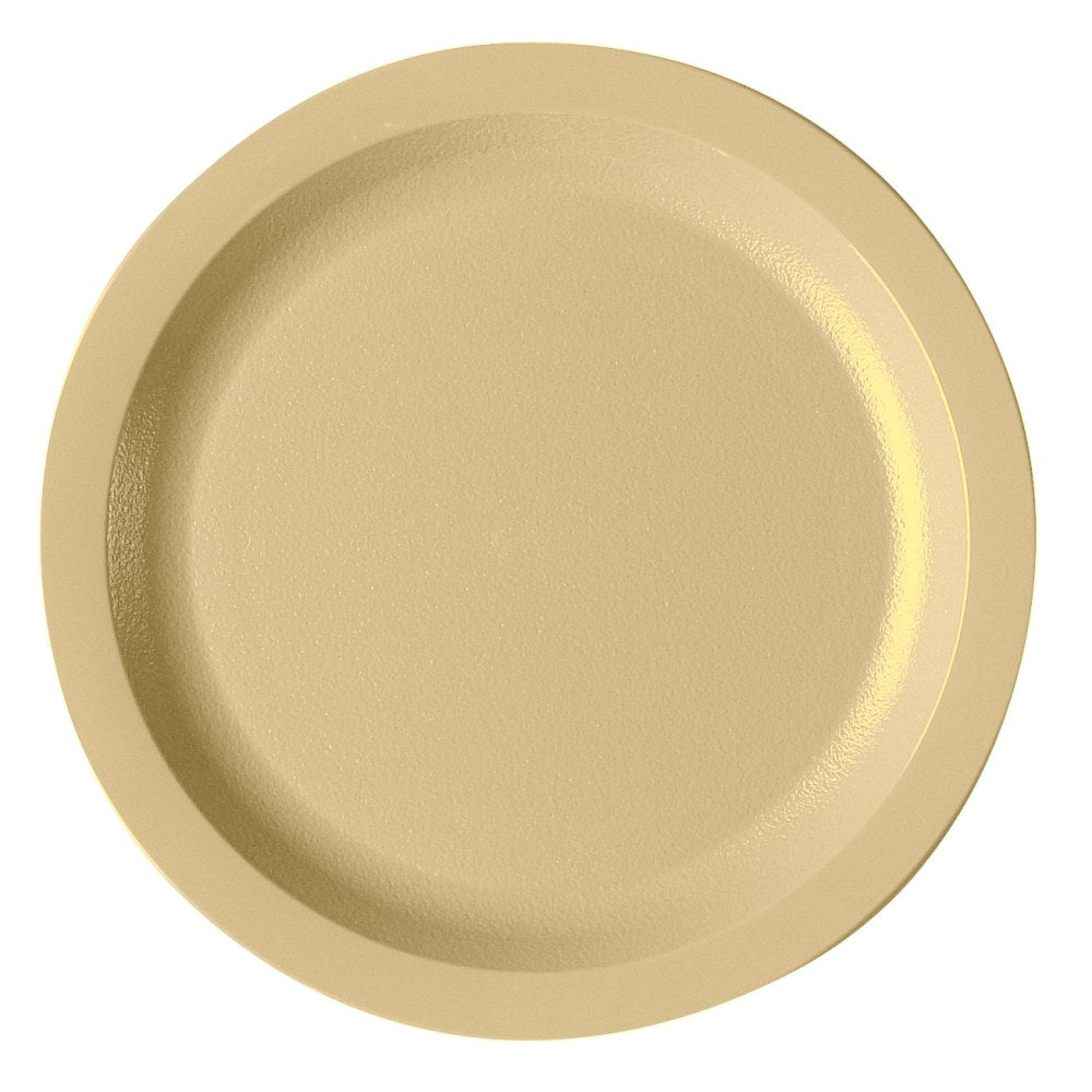 Cambro Camwear Round Dinnerware Plates, 7-1/4in, Beige, Pack Of 48 Plates