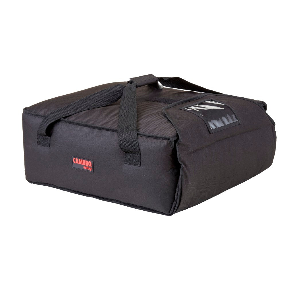 Cambro Standard Pizza GoBags, For 3 Boxes, Black, Set Of 4 GoBags