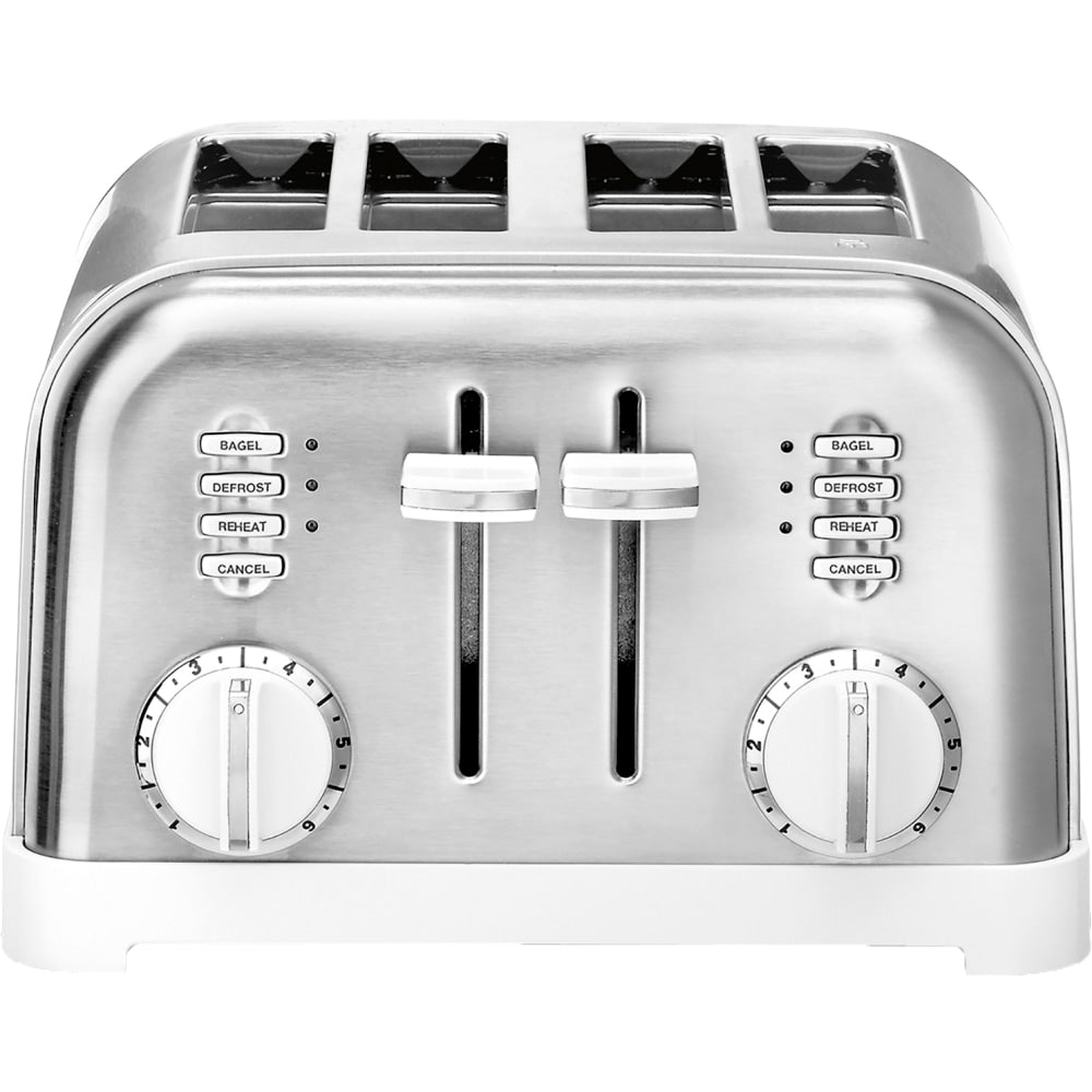 Cuisinart Classic 4-Slice Wide-Slot Toaster, White