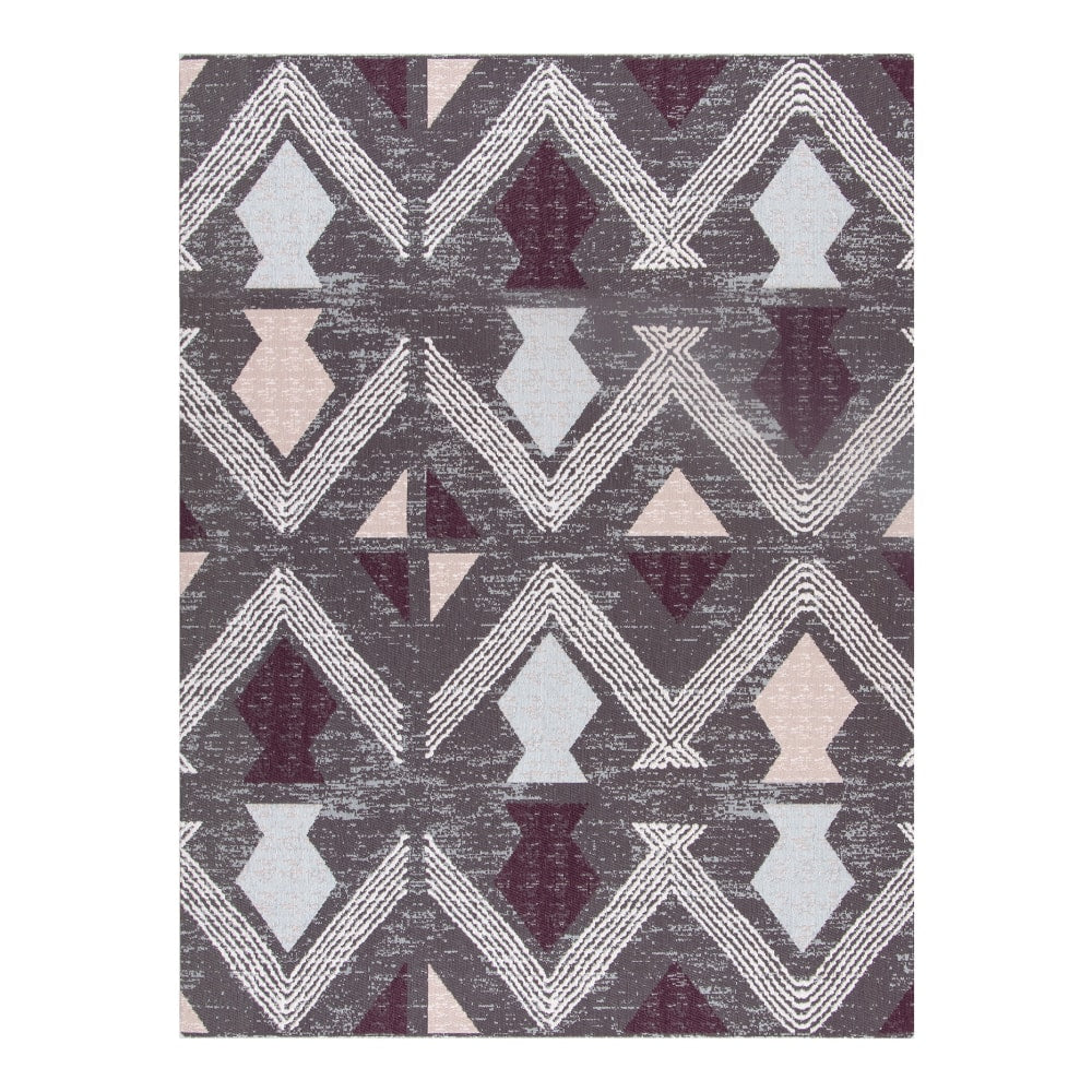 Anji Mountain Sardinia Rug'd Chair Mat, 1/4inH x 36inW x 48inD, Multicolor