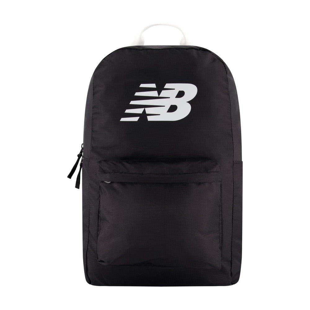 New Balance Opp Core Backpack, 17-3/4inH x 12-1/4inW x 5-1/2inD, Black