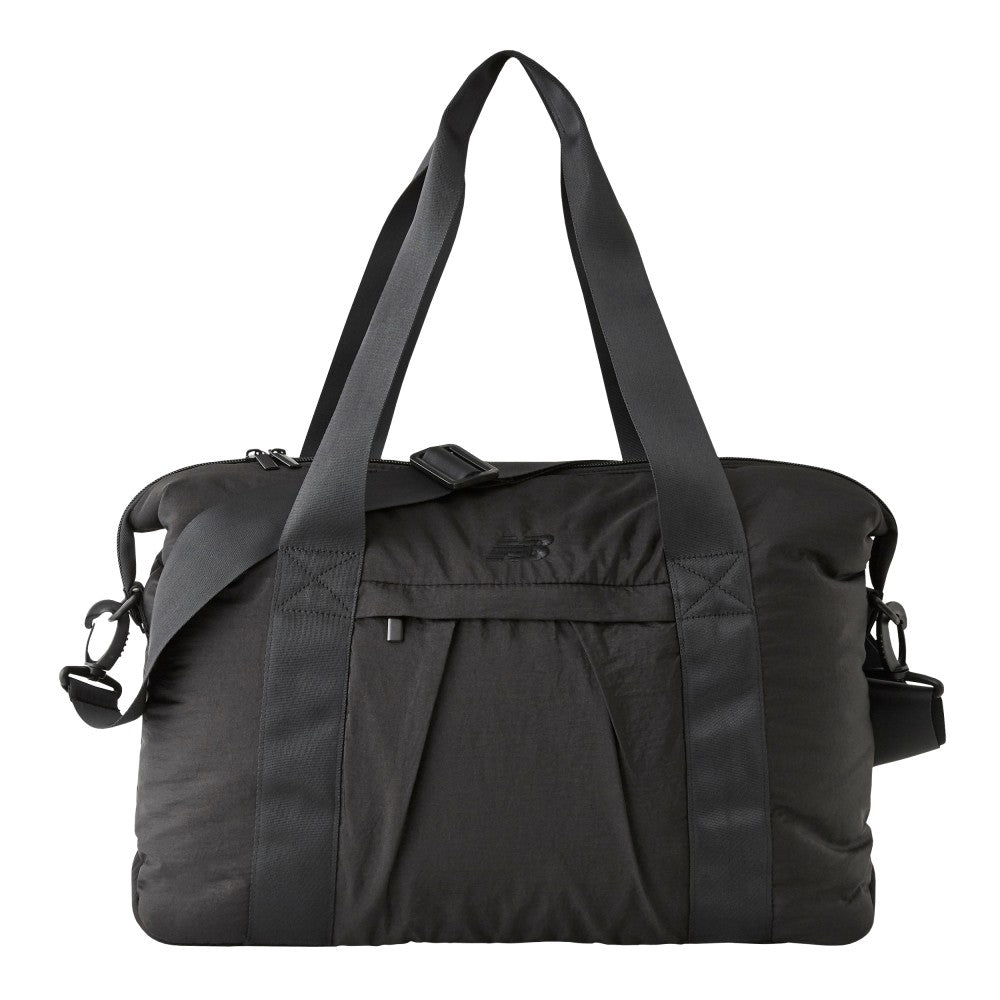 New Balance Womens Medium Duffel Bag, 14-3/16inH x 17-5/16inW x 7-1/8inD, Black