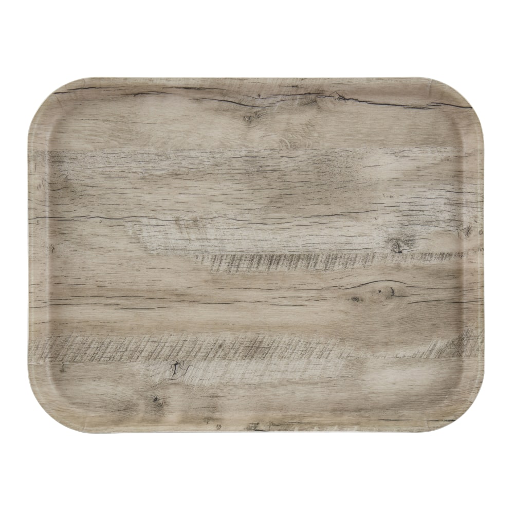 Cambro Rectangular Decor Series Camtrays, 7/8in x 14-1/16in, Light Oak, Set Of 12 Trays