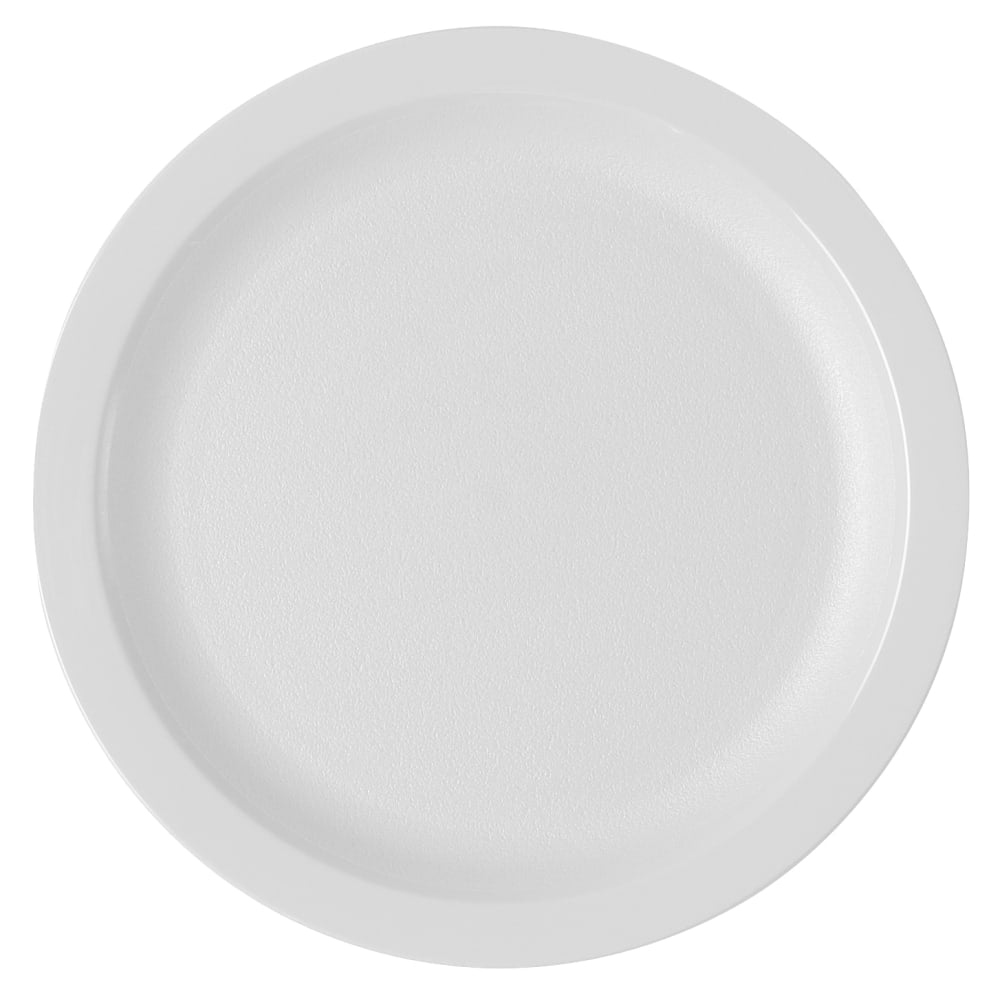 Cambro Camwear Round Dinnerware Plates, 8-1/4in, White, Set Of 48 Plates