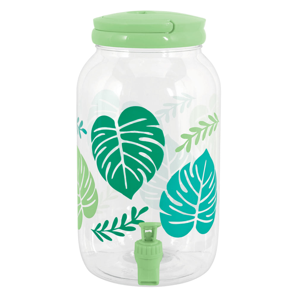 Amscan Summer Jungle Drink Dispensers, 1 Gallon, Pack Of 2 Dispensers