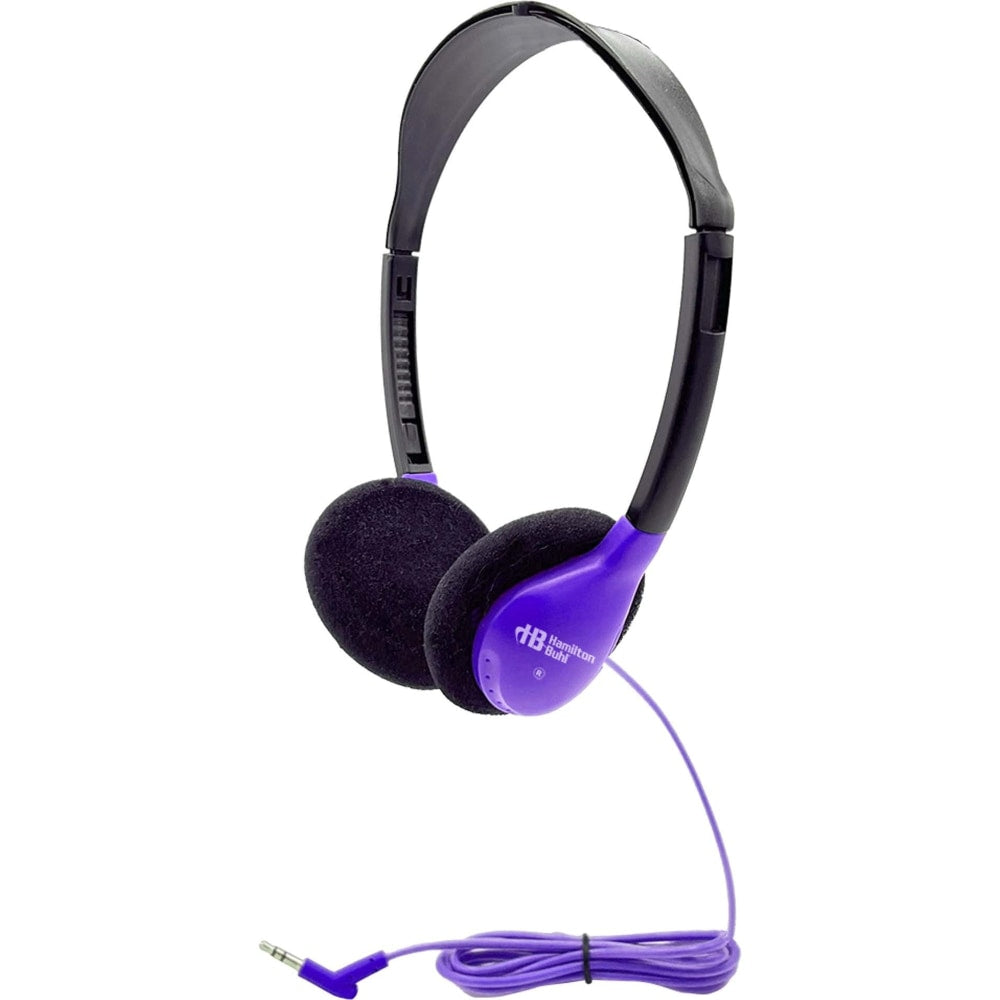 Hamilton Buhl Personal On-Ear Stereo Headphone, PURPLE - Stereo - Purple - Mini-phone (3.5mm) - Wired - 32 Ohm - 50 Hz 16 kHz - On-ear - Binaural - Ear-cup - 5 ft Cable