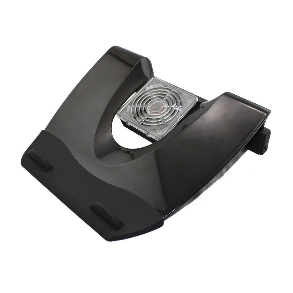 KellyREST Notebook Riser With Cooling Fan, Black