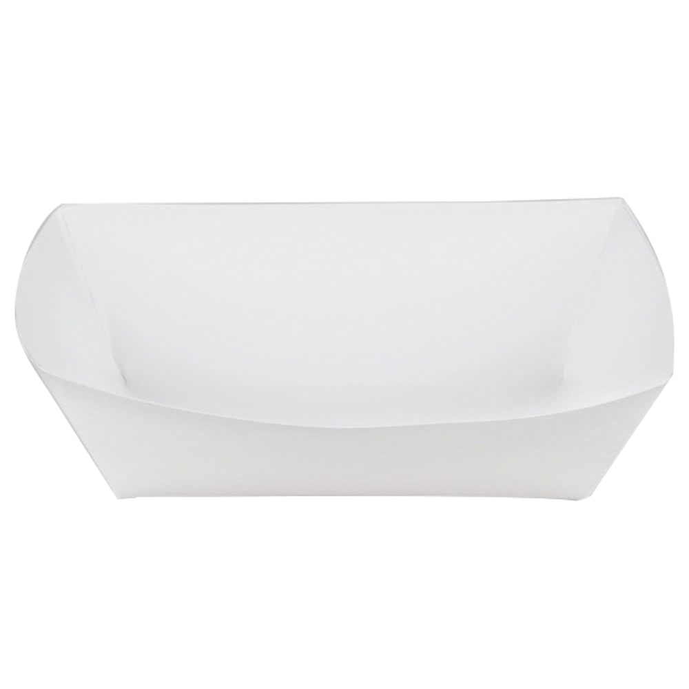 Pactiv Dual Ovenable Paperboard Trays, 5 1/16in x 7 13/16in, White/Brown, Pack Of 500