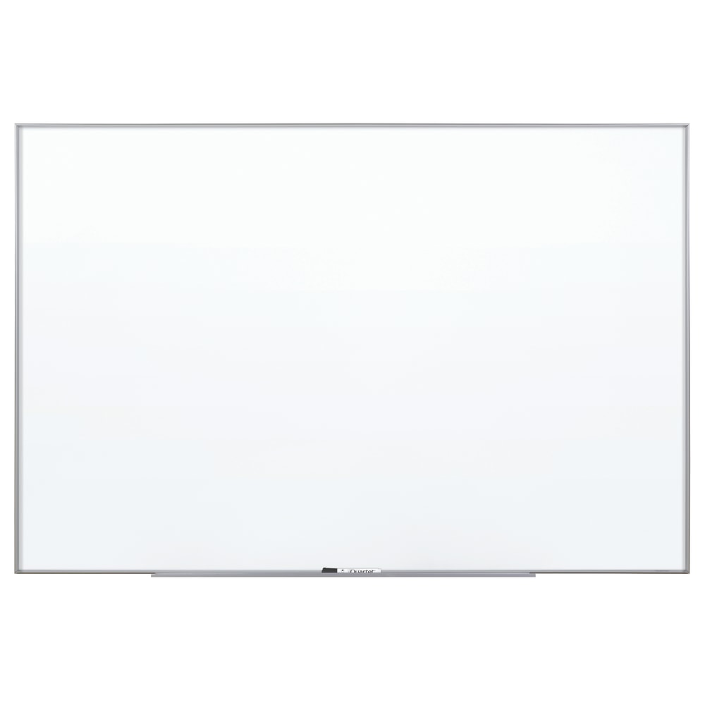 Quartet Nano Magnetic Dry-Erase Whiteboard, 72in x 48in, Aluminum Frame With Silver Finish