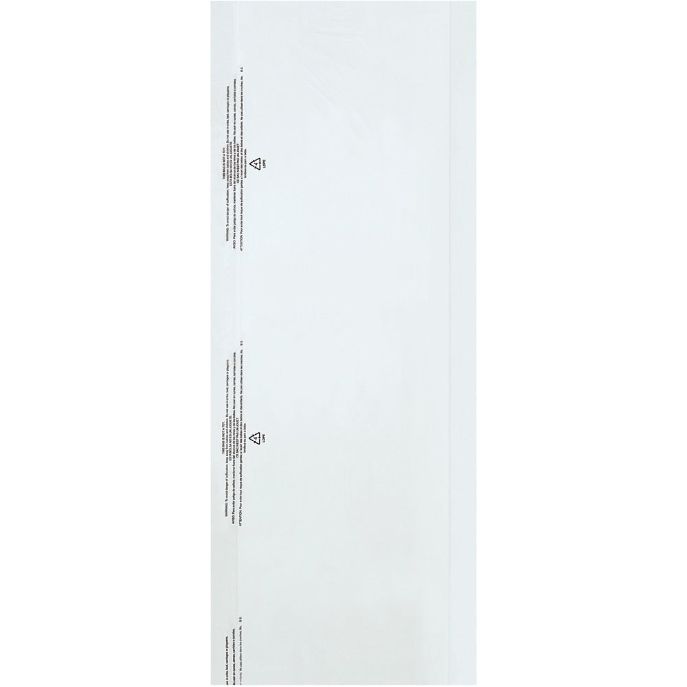 Partners Brand Garment Bags, 21inH x 4inW x 54inD, Clear, Roll Of 360