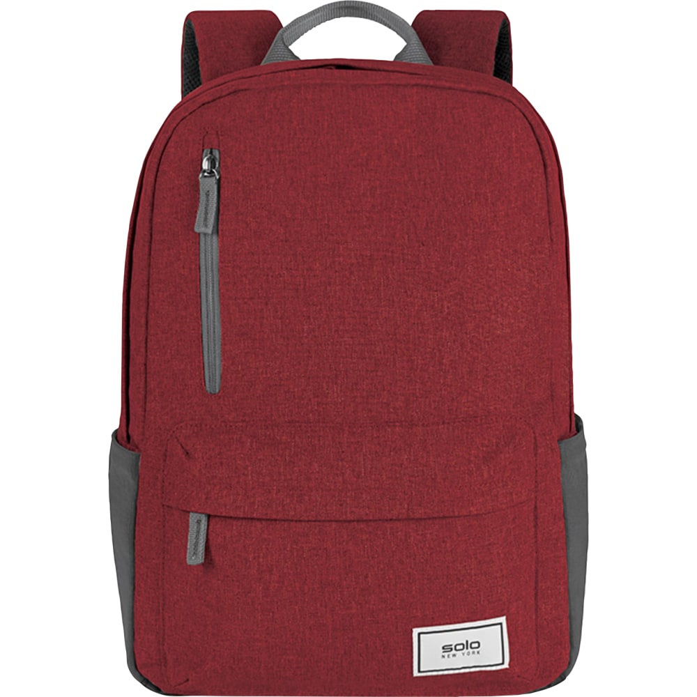 Solo New York Re:Cover 51% Recycled Polyester Backpack With 15.6in Laptop Pocket, Gray