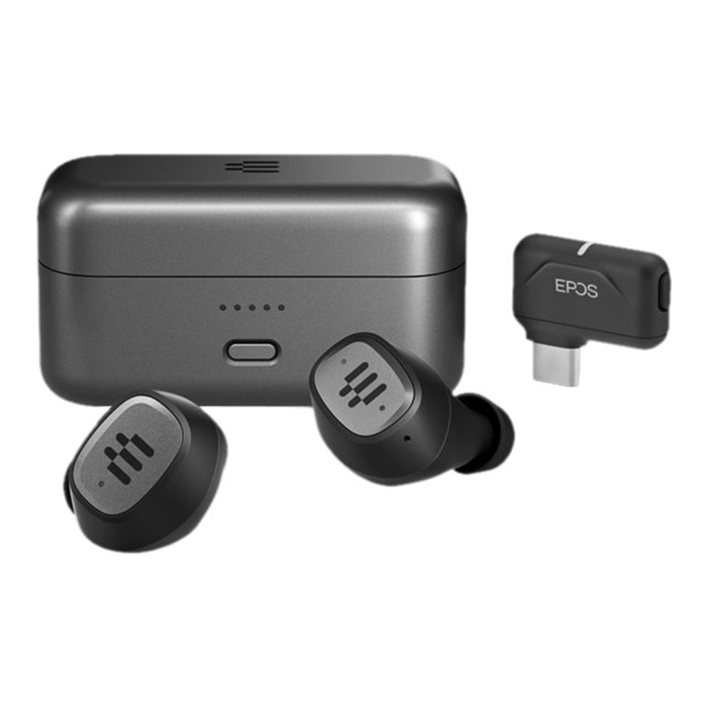 EPOS I SENNHEISER GTW 270 Hybrid - True wireless earphones with mic - in-ear - Bluetooth - gray, black, silver