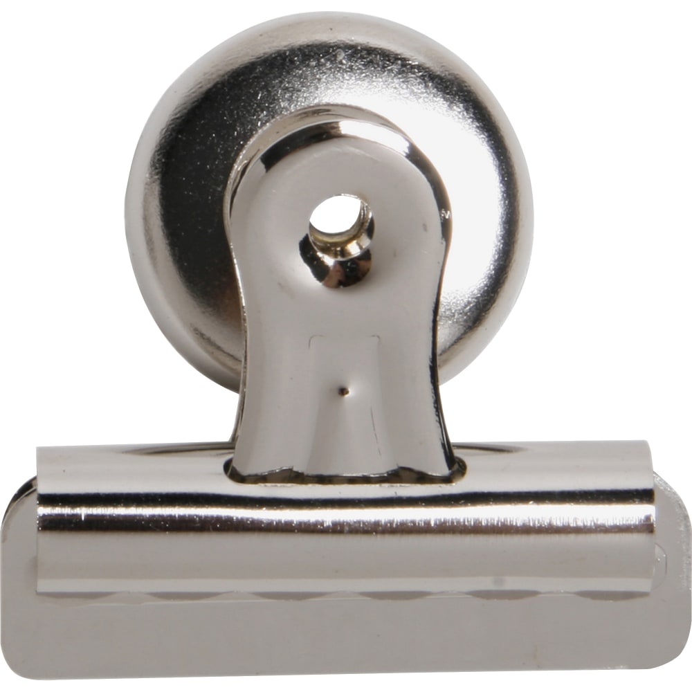 Sparco Bulldog Magnetic Clip, Size 2, 2 1/4in Wide, 1/2in Capacity, Silver