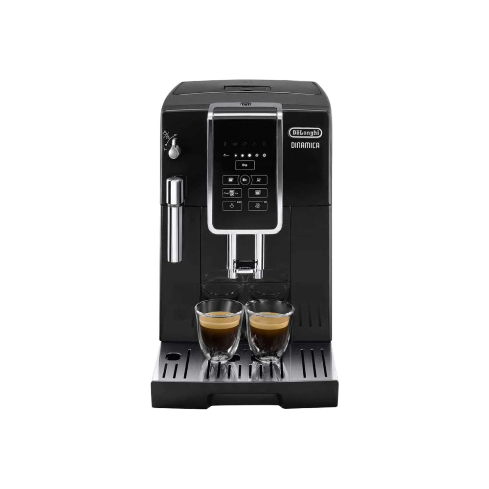 DeLonghi DINAMICA ECAM35020B - Automatic coffee machine with cappuccinatore - 15 bar - black/stainless