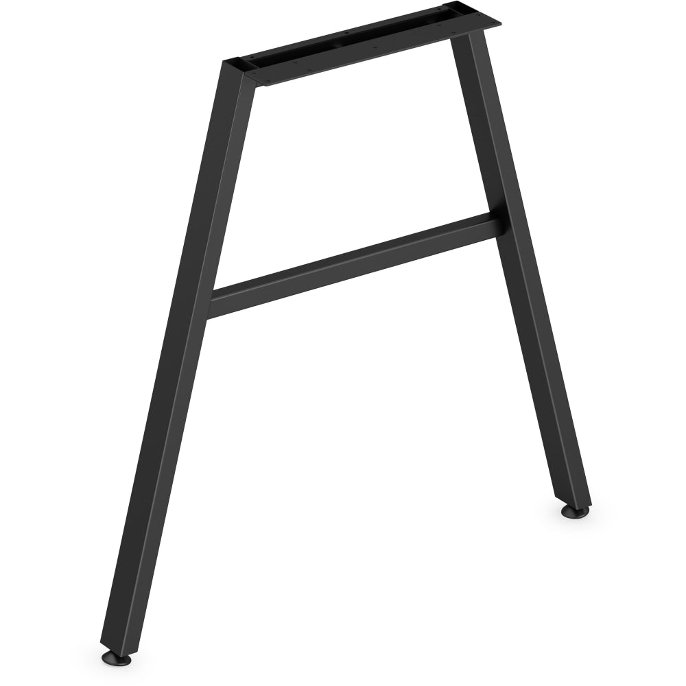 HON Mod Collection Worksurface 30inW A-leg Support - 30in - Finish: Black