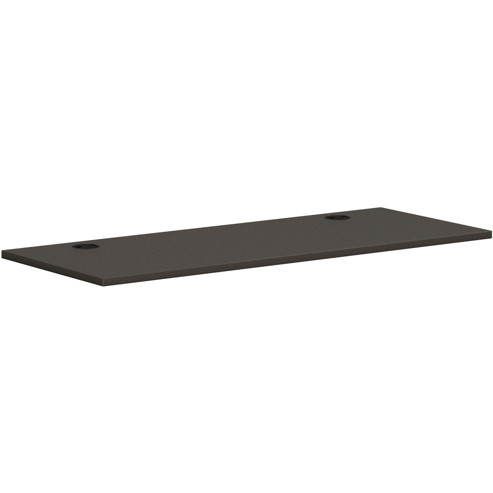 HON Mod Worksurface, 1inH x 60inW x 24inD, Slate Teak