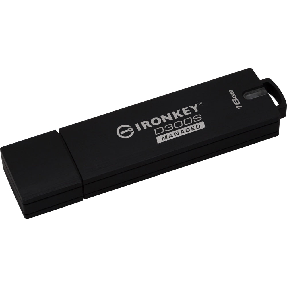 IronKey D300S - USB flash drive - encrypted - 16 GB - USB 3.1 Gen 1 - FIPS 140-2 Level 3 - TAA Compliant