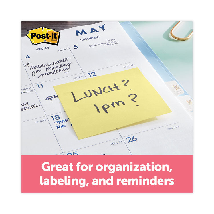 Pop-up 3 x 3 Note Refill, Cabinet Pack, 3" x 3", Canary Yellow, 90 Sheets/Pad, 18 Pads/Pack