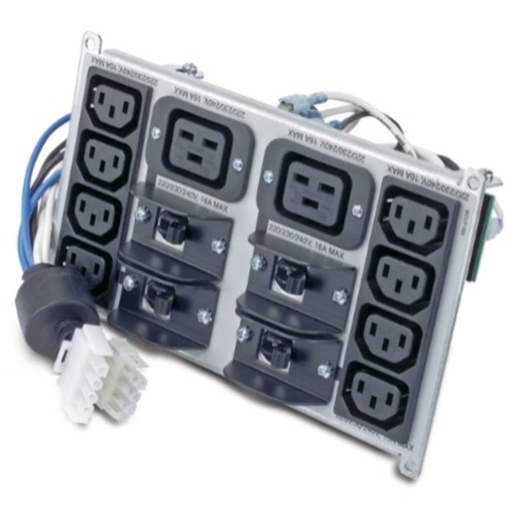 APC - Symmetra RM Power Backplate - 2, 8 x IEC 320 EN 60320 C19, IEC 320 EN 60320 C13 Female, Female
