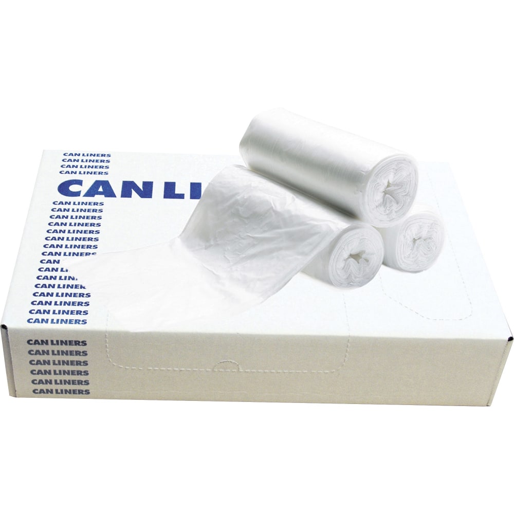 Heritage Multipurpose Design Clear Can Liner - 22in Width x 25in Length - Low Density - Clear - Linear Low-Density Polyethylene (LLDPE) - 10/Carton - 50 Per Roll - Multipurpose