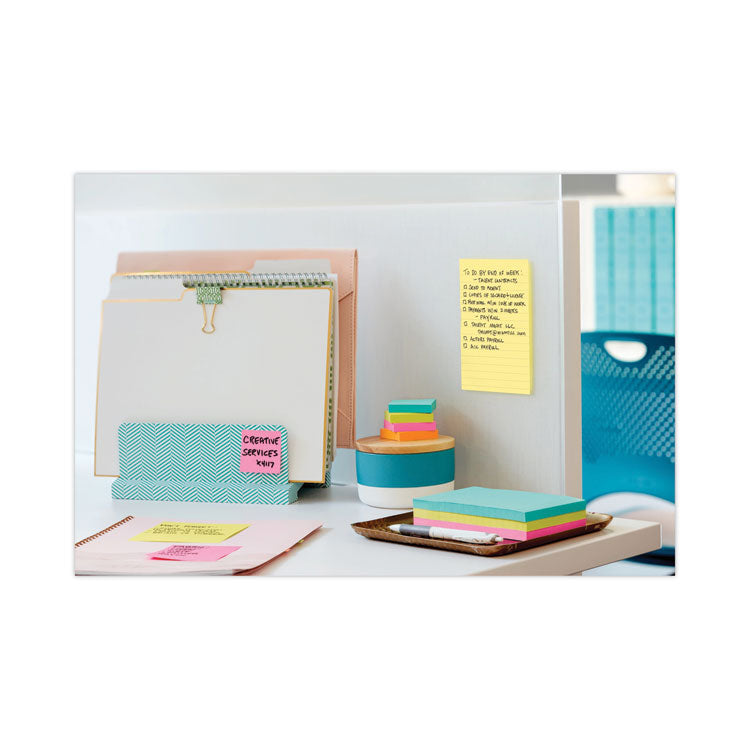 Pads in Canary Yellow, Note Ruled, 4" x 6", 90 Sheets/Pad, 5 Pads/Pack