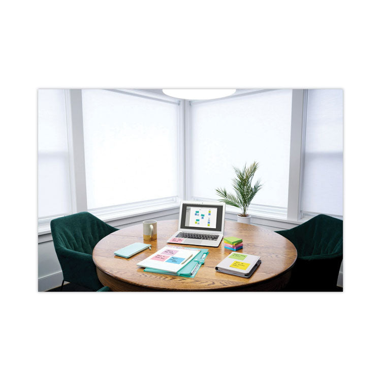 Original Pop-up Refill Value Pack, 3" x 3", Floral Fantasy Collection Colors, 100 Sheets/Pad, 12 Pads/Pack