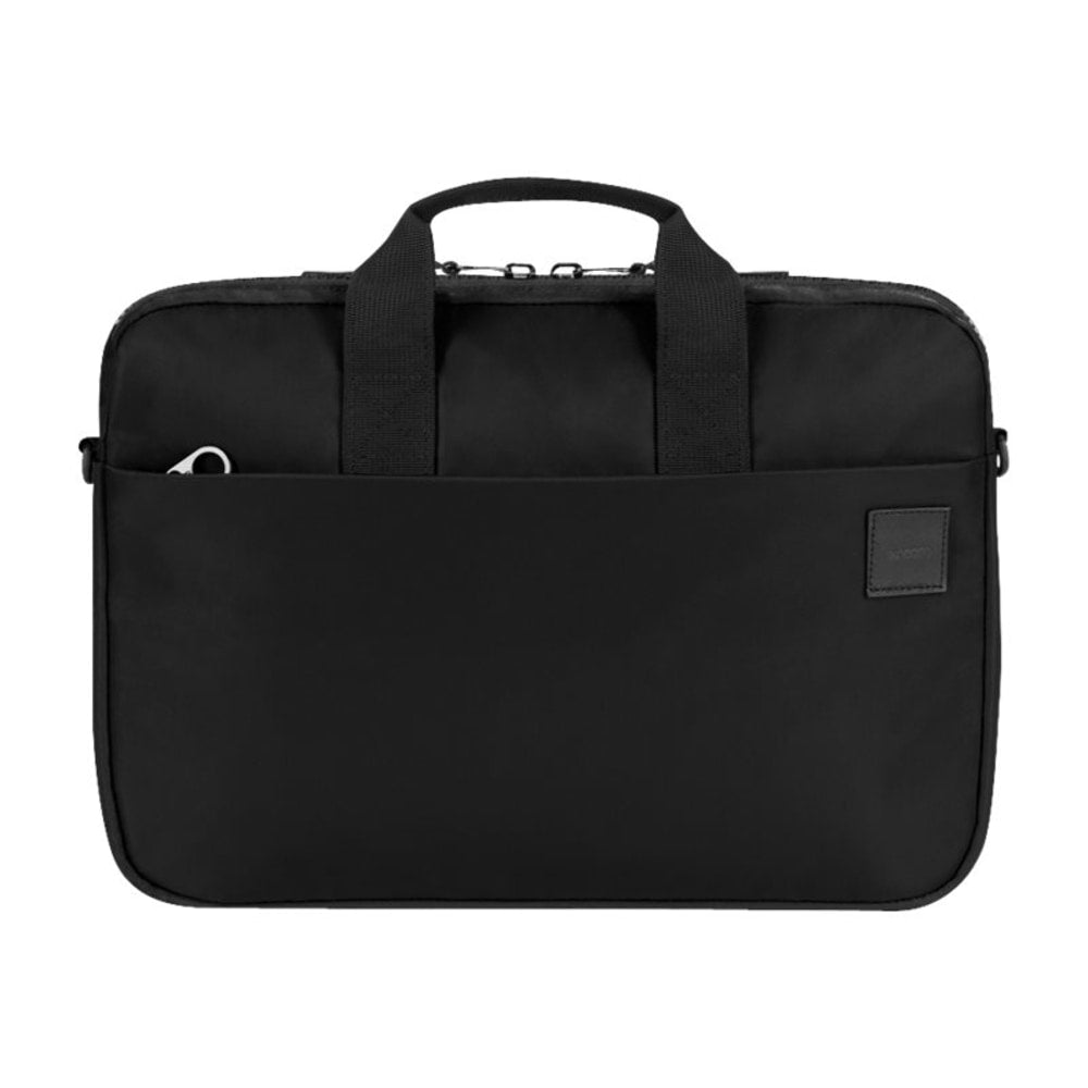 Incase Compass Brief Carrying Case (Briefcase) for 13in Apple iPhone MacBook Pro, Accessories - Black - Flight Nylon Body - Shoulder Strap - 1.5in Height x 10in Width x 14in Depth
