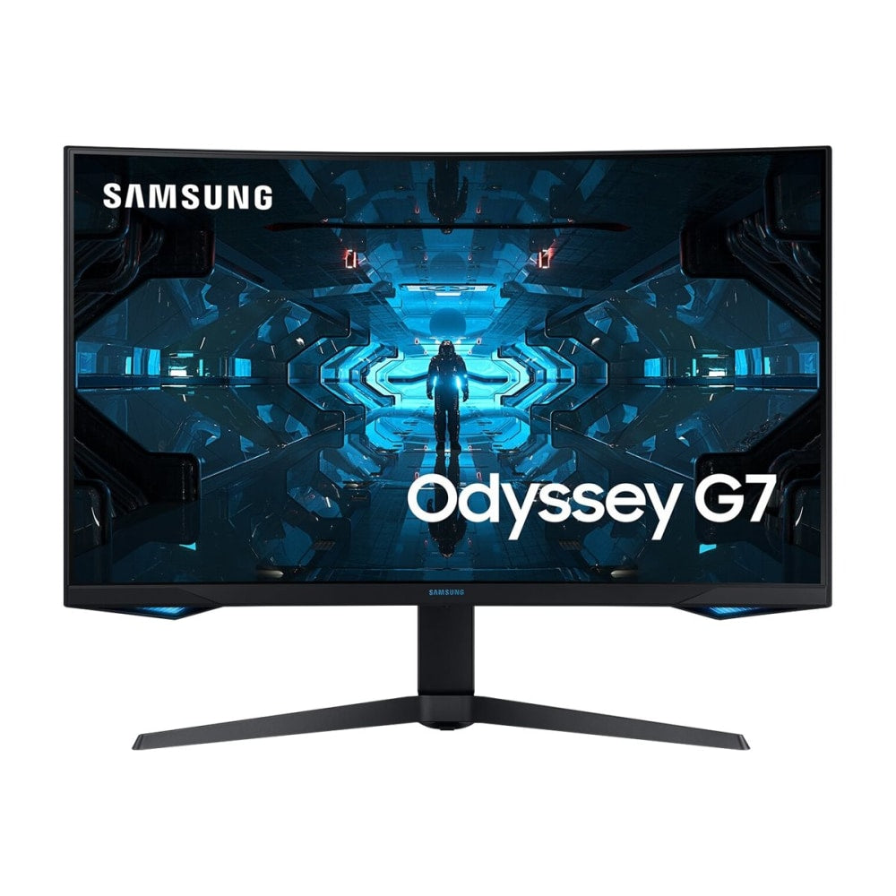 Samsung Odyssey G7 C27G75TQSN 26.9in WQHD Curved Screen Quantum Dot LED Gaming LCD Monitor - 16:9 - Black - 27in Class - Vertical Alignment (VA) - 2560 x 1440 - 1.07 Billion Colors - FreeSync Premium