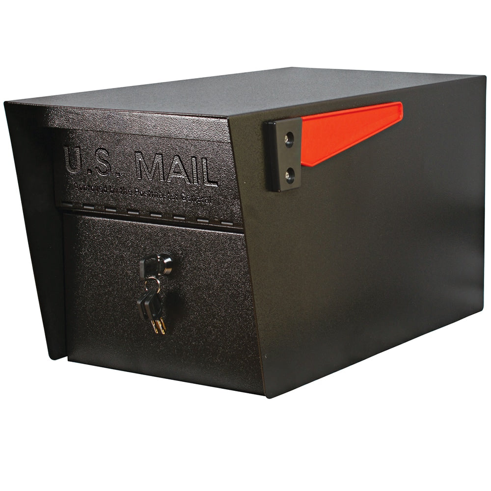 Mail Boss Mail Manager PRO Security Mailbox, 11-1/4inH x 10-3/4inW, 21inD, Black