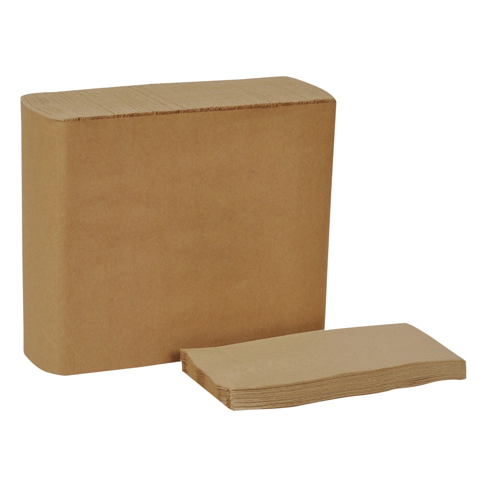 Tork Universal 1-Ply Dinner Napkins, 15in x 17in, Natural, 250 Napkins Per Pack, Carton Of 12 Packs