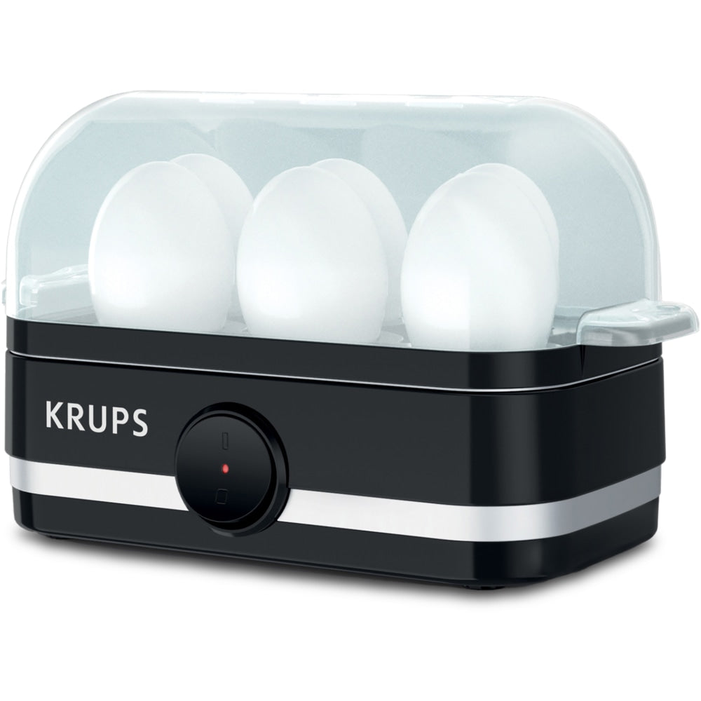 KRUPS Simply Electric Egg Cooker With Accessories, Black
