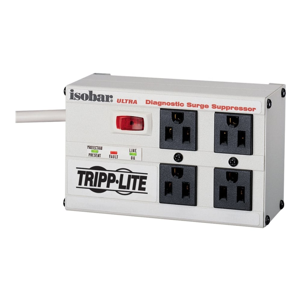 Tripp Lite Isobar Premium ISOBAR4ULTRA 4-Outlet Surge Suppressor, 6ft Cord