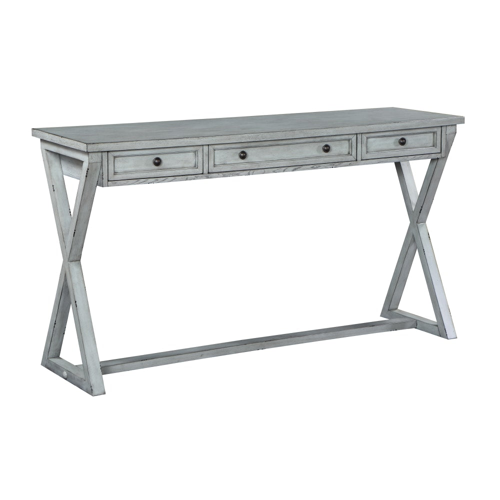 Coast to Coast Keats Console Table, 34inH x 60inW x 18inD, Stephanie Soft Gray