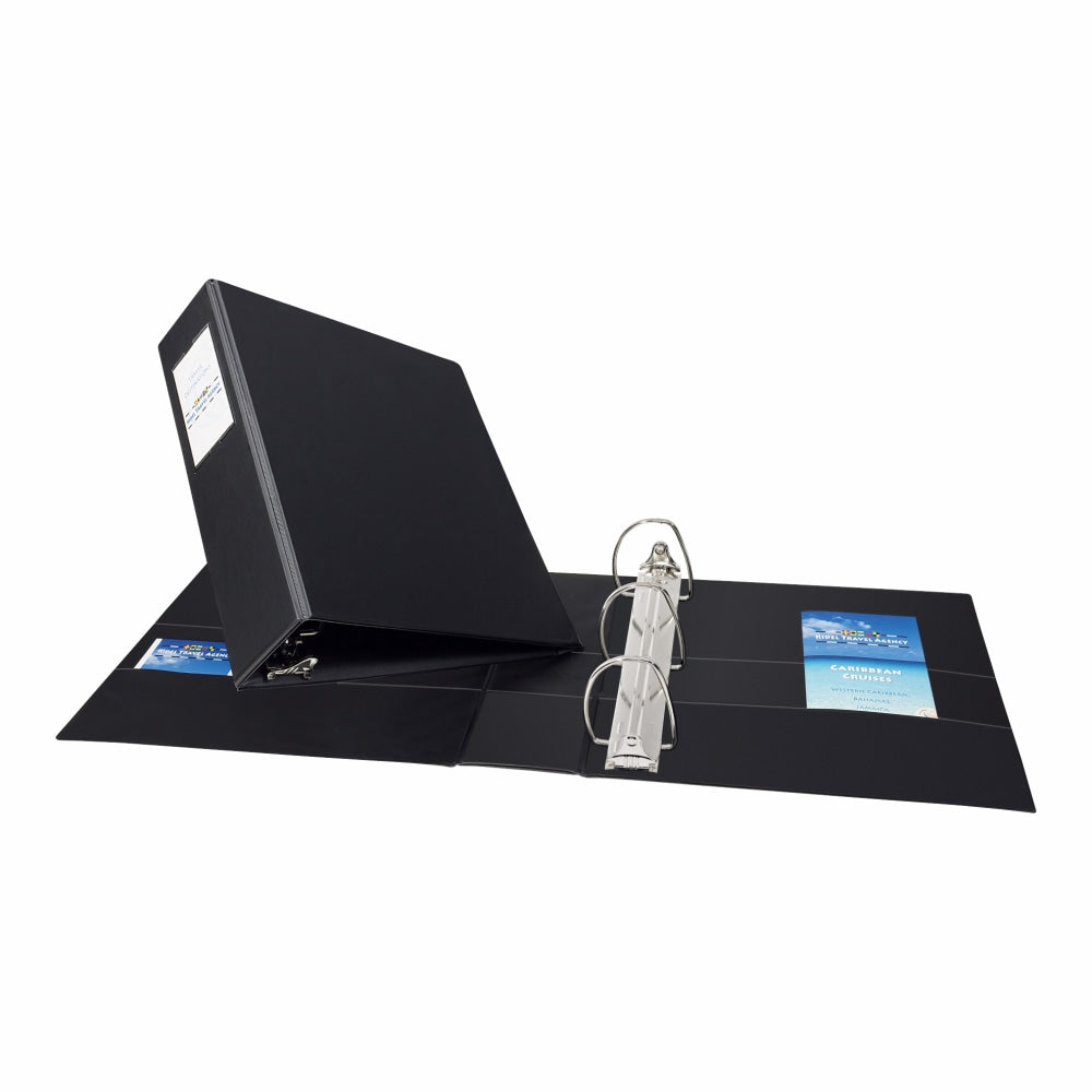 Avery Durable 3-Ring Binder, 3in Slant Rings, Black