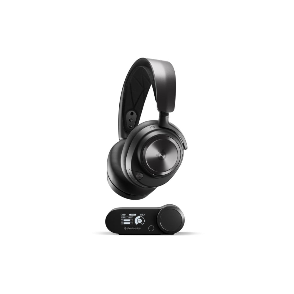 SteelSeries Arctis Nova Pro Wireless for Xbox - Headset system - full size - Bluetooth / 2.4 GHz radio frequency - wireless - active noise canceling - black - for Xbox One, Xbox Series S, Xbox Series X; Sony PlayStation 4, Sony PlayStation 5