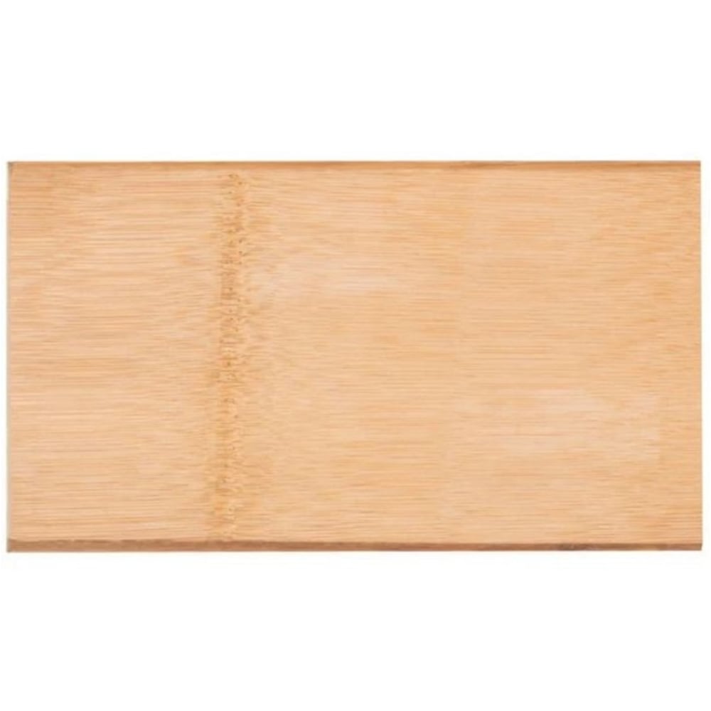 American Metalcraft Carbonized Bamboo Serving Boards, 10in x 5-3/4in, Brown, Pack Of 8 Boards