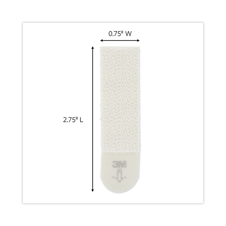 Picture Hanging Strips, Cabinet Pack, Removable, Holds Up To 6 Lbs Per Pair, 0.75 X 2.75, White, 4/set, 50 Sets/carton