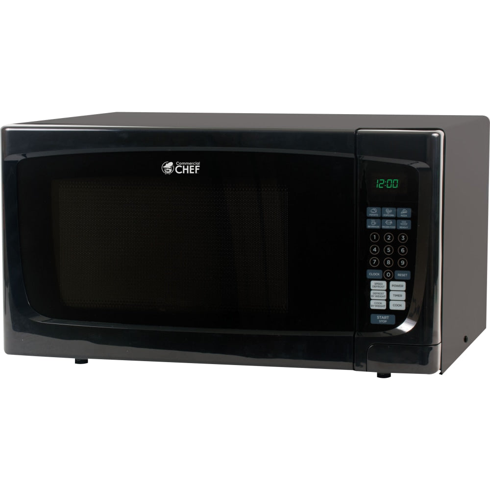Commercial Chef 1.6 Cu. Ft. Counter-Top Microwave, Black