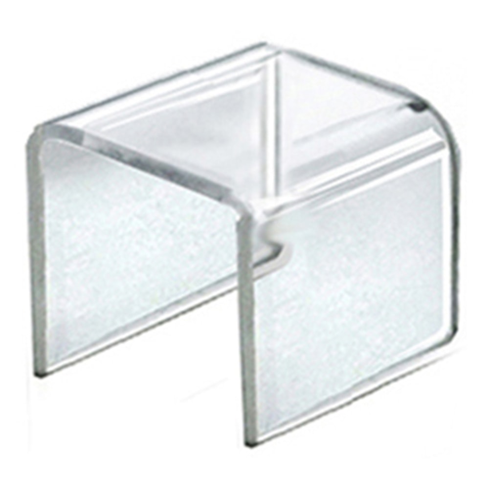 Azar Displays Acrylic Riser Displays, 2-1/2inH x 2-1/2inW x 2-1/2inD, Clear, Pack Of 4 Risers