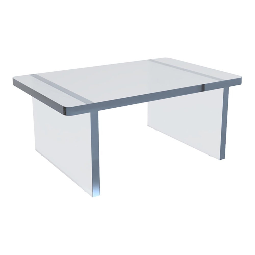Azar Displays Deluxe Acrylic Monitor Riser Display, 5inH x 11-3/4inW x 7-3/4inD, Clear