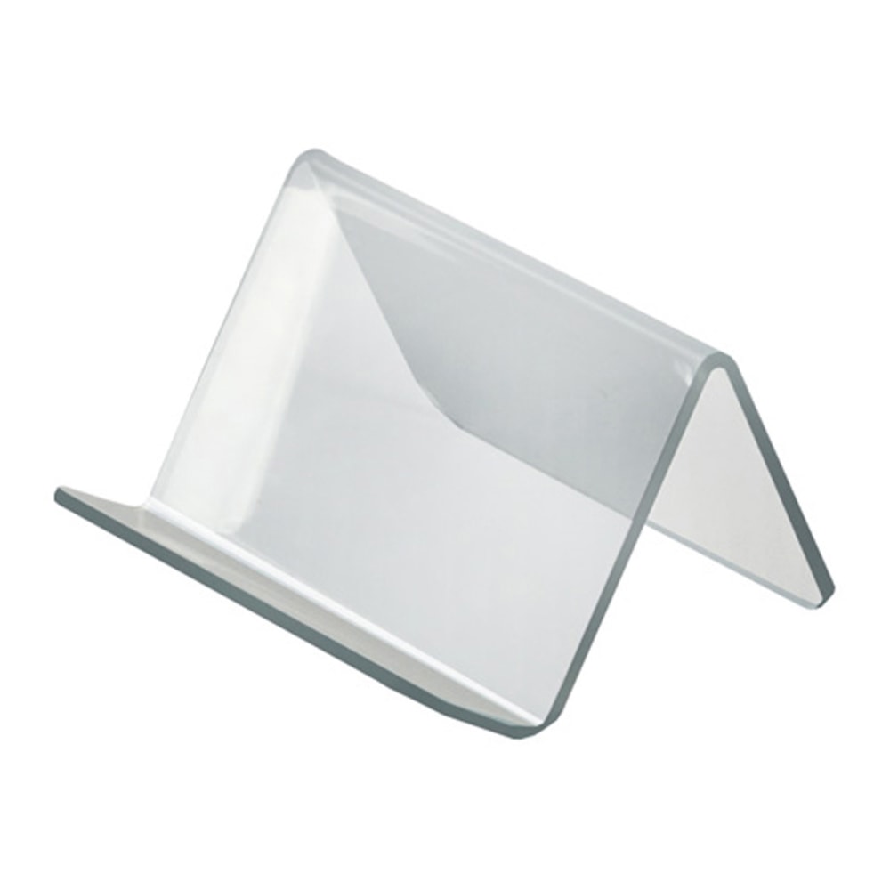 Azar Displays Acrylic Easel Displays, 2-1/2inH x 3-3/4inW x 3-1/2inD, Clear, Pack Of 10 Holders