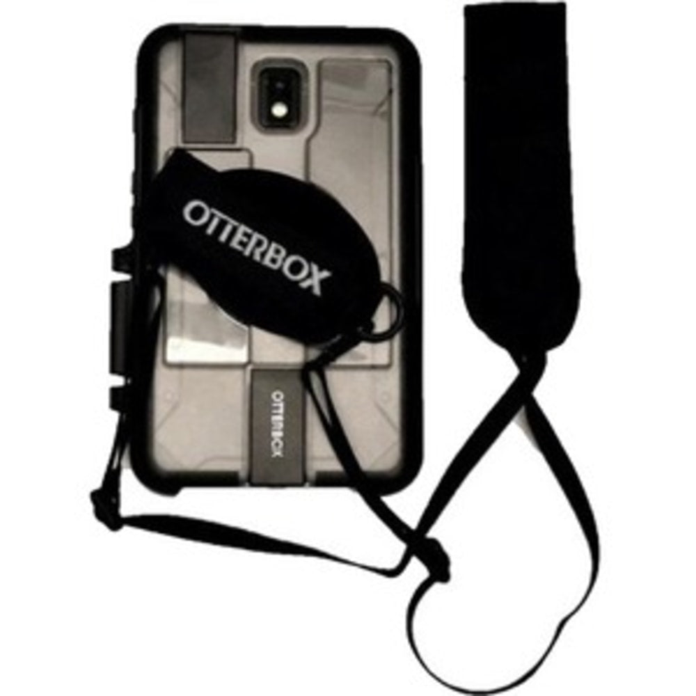 OtterBox Hand and Neck Strap - Carrying case strap kit for carrying case, tablet - black - for P/N: 77-60950, 77-61002, 77-61128, 77-62177, 78-52029, 78-52032, 78-52040, 78-52142