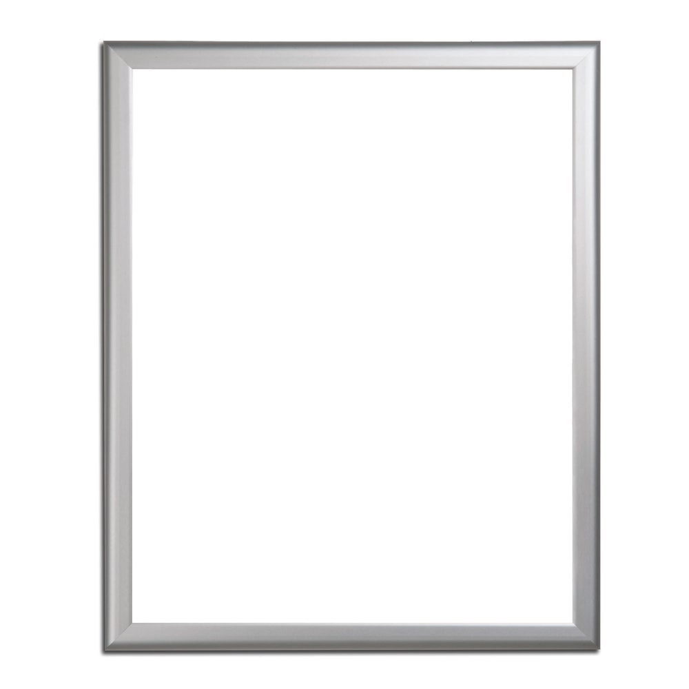 Azar Displays Non-Magnetic Dry-Erase Whiteboard, Melamine, 24in x 20in, Silver Aluminum Frame