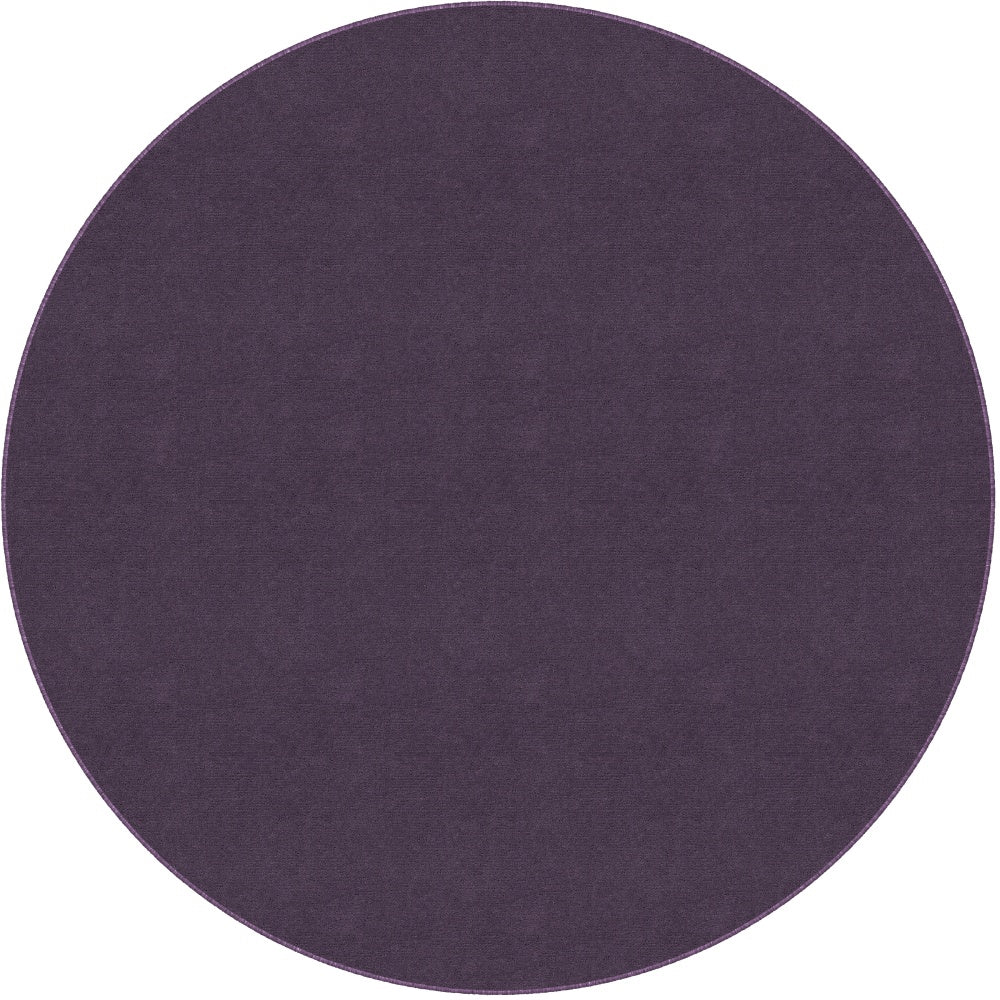 Flagship Carpets Americolors Rug, Round, 6ft, Pretty Purple
