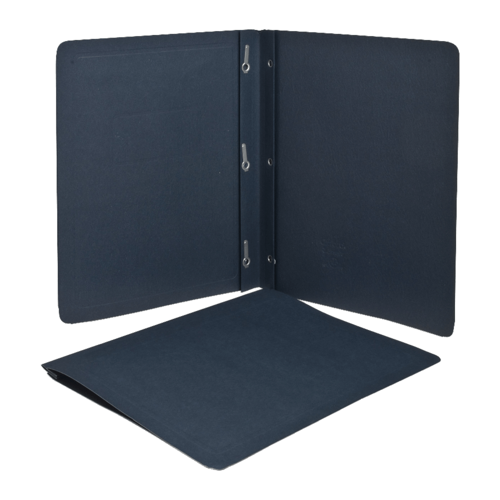 Oxford Panel & Border Report Covers, 8 1/2in x 11in, Dark Blue, Pack Of 25